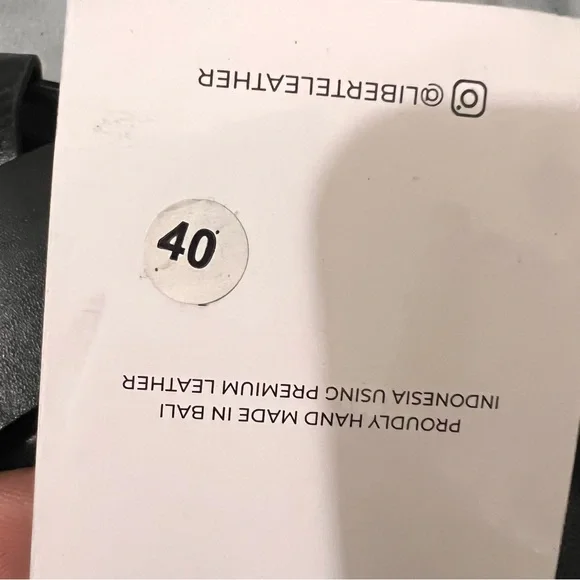 NEW Liberte Leather Capri Black Sandals - Picture 10 of 13